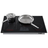 LG Studio CBIS3018BE Induction Cooktop, 30 inch Exterior Width, 4 Burners, 5,000 W Highest Element, Black colour