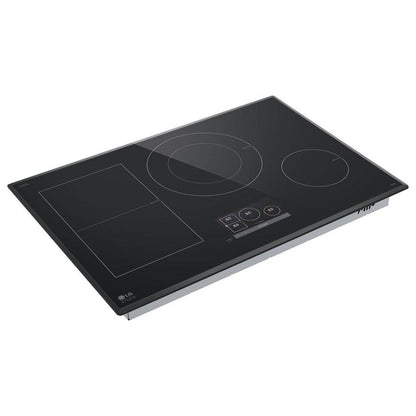 LG STUDIO 36 英寸电磁炉，带 5 个燃烧器和灵活烹饪区 CBIS3618BE