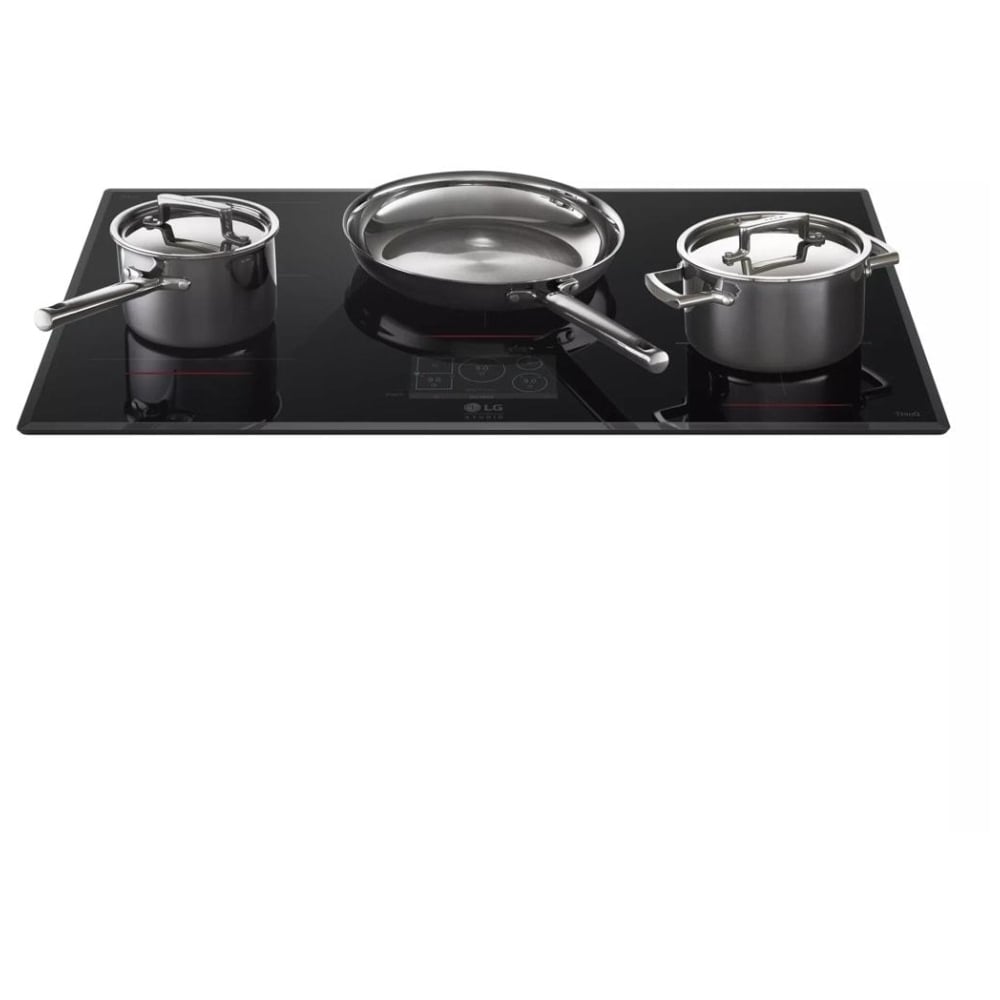 LG Studio 36" Induction Cooktop with 5 Burners and Flex Cooking Zone CBIS3618BE