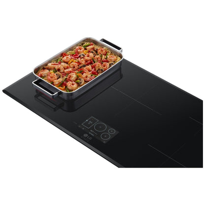 LG Studio 36" Induction Cooktop with 5 Burners and Flex Cooking Zone CBIS3618BE