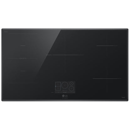 LG Studio 36" Induction Cooktop with 5 Burners and Flex Cooking Zone CBIS3618BE