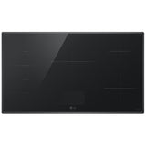 LG Studio CBIS3618BE Induction Cooktop, 36 inch Exterior Width, 5 Burners, 6,000 W Highest Element, Black colour