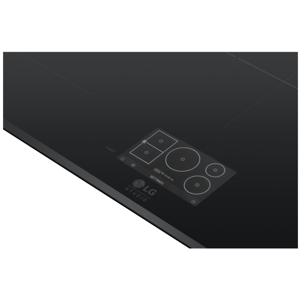 LG Studio 36" Induction Cooktop with 5 Burners and Flex Cooking Zone CBIS3618BE