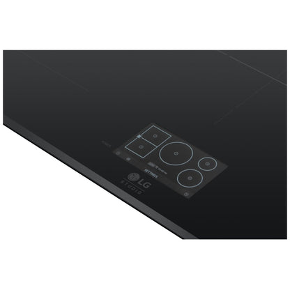 LG Studio 36" Induction Cooktop with 5 Burners and Flex Cooking Zone CBIS3618BE