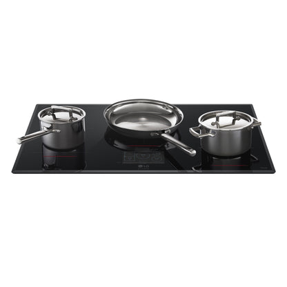 LG STUDIO 36" Induction Cooktop with 5 Burners and Flex Cooking Zone CBIS3618BE