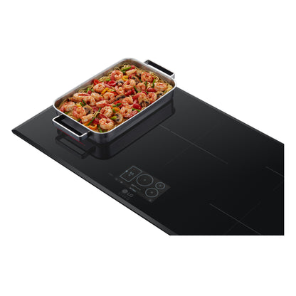 LG STUDIO 36" Induction Cooktop with 5 Burners and Flex Cooking Zone CBIS3618BE