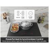 Samsung CC70F30S2DAA Induction Cooktop, 30 inch Exterior Width, 4 Burners, 4,300 W Highest Element, Black colour
