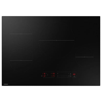 Samsung CC70F30S2DAA Induction Cooktop, 30 inch Exterior Width, 4 Burners, 4,300 Watts