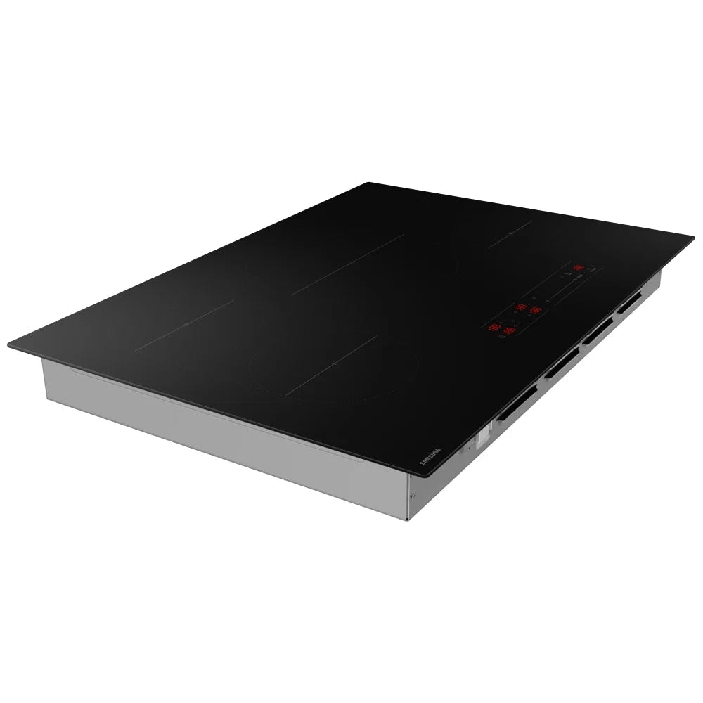 Samsung CC70F30S2DAA Induction Cooktop, 30 inch Exterior Width, 4 Burners, 4,300 Watts