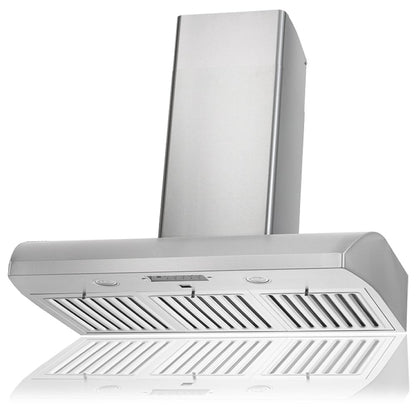 Kobe CH2236SQB6-WM-XX Range Hood, 36 inch Exterior Width, Chimney, 6, 680 CFM