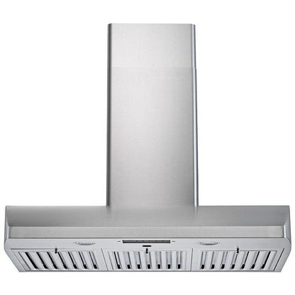 Kobe CH2236SQB6-WM-XX Range Hood, 36 inch Exterior Width, Chimney, 6, 680 CFM