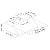 Kobe CHX9130SQB-2 Range Hood