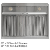 Kobe CHX9136SQB-2 Range Hood, 36 inch Exterior Width, Under-Cabinet, 3, 600 CFM