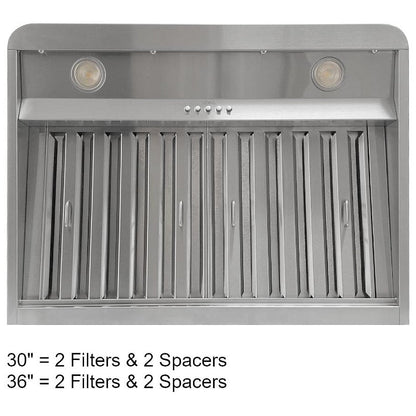 Kobe CHX9136SQB-2 Range Hood, 36 inch Exterior Width, Under-Cabinet, 3, 600 CFM