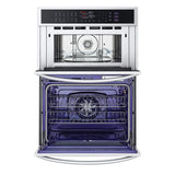 LG WCEP6427F Smart Combination Wall Oven with InstaView® front open view