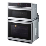 LG WCEP6427F Smart Combination Wall Oven with InstaView® right side view