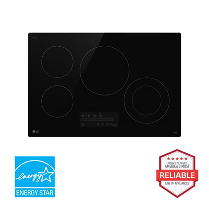 LG STUDIO 30 英寸电炉灶，带加热区和 SmoothTouch® LSCE305ST