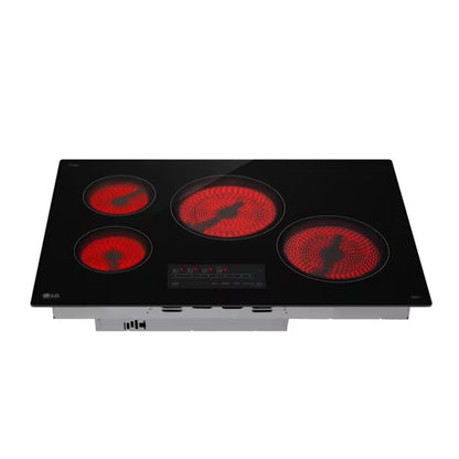 LG STUDIO 30 英寸电炉灶，带加热区和 SmoothTouch® LSCE305ST