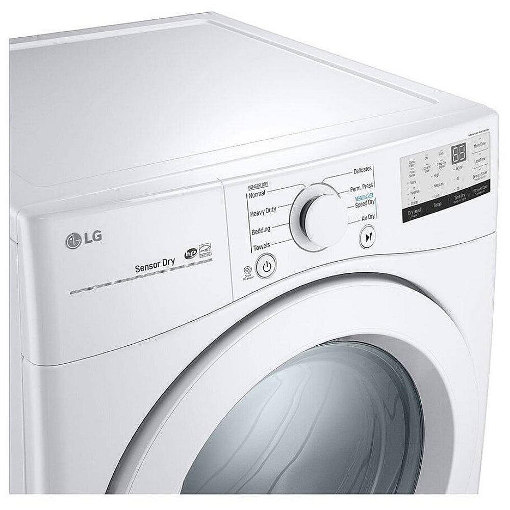 LG DLE3400W 7.4 cu. ft. Ultra Large Capacity Electric Dryer