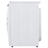 LG DLE3400W Electric Dryer, 7.4 cu. ft. Dryer Capacity, 8 Dry Cycles, 3 Temperature Settings, Vented, Stackable, White colour