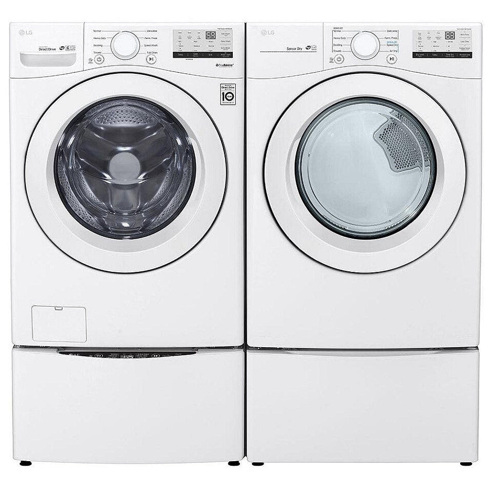 LG DLE3400W 7.4 cu. ft. Ultra Large Capacity Electric Dryer