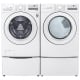 LG Washer WM3400CW & Electric Dryer DLE3400W & Stacking Kit KSTK4