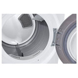 LG DLE3400W Electric Dryer, 7.4 cu. ft. Dryer Capacity, 8 Dry Cycles, 3 Temperature Settings, Vented, Stackable, White colour