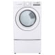LG Washer WM3400CW & Electric Dryer DLE3400W & Stacking Kit KSTK4