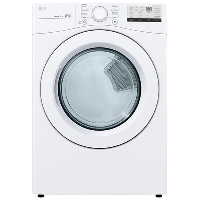 LG DLE3400W 7.4 cu. ft. Ultra Large Capacity Electric Dryer