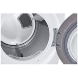 LG DLE3400W Electric Dryer, 7.4 cu. ft. Dryer Capacity, 8 Dry Cycles, 3 Temperature Settings, Vented, Stackable, White colour