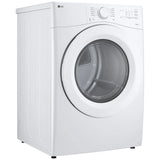 LG DLE3420W Electric Dryer, 7.4 cu. ft. Dryer Capacity, 10 Dry Cycles, 3 Temperature Settings, Vented, Stackable, White colour (Copy)