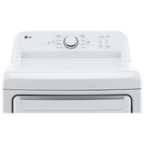 LG DLE6100W Electric Dryer (side)