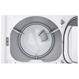 LG DLE7150W Electric Dryer, 7.3 cu. ft. Dryer Capacity, 3 Temperature Settings, Steel Drum, White colour