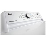 LG DLE7150W Electric Dryer, 7.3 cu. ft. Dryer Capacity, 3 Temperature Settings, Steel Drum, White colour