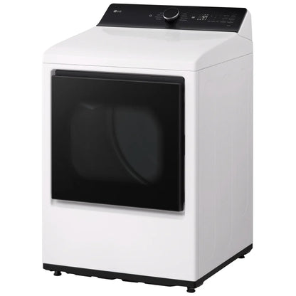 LG DLE8200W Electric Dryer, 7.3 cu. ft. Capacity, 5 Temperature Settings, Wifi Enabled, White colour