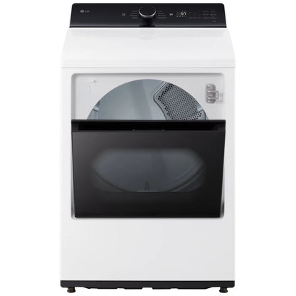 LG DLE8200W Electric Dryer, 7.3 cu. ft. Capacity, 5 Temperature Settings, Wifi Enabled, White colour