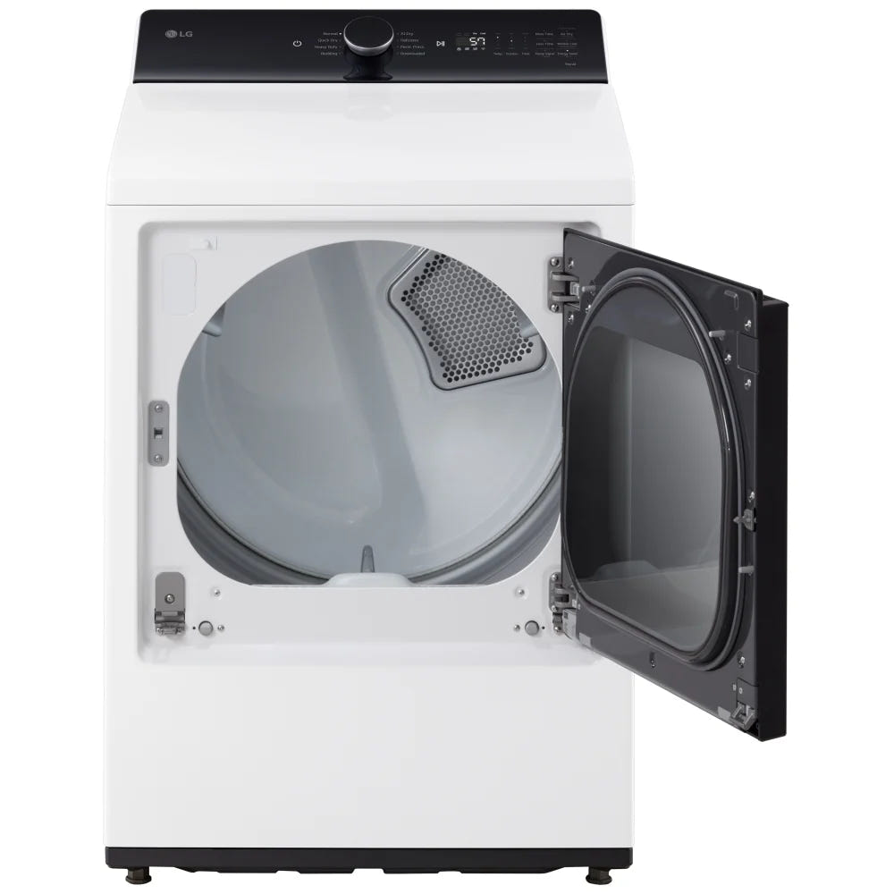 LG DLE8200W Electric Dryer, 7.3 cu. ft. Capacity, 5 Temperature Settings, Wifi Enabled, White colour