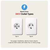 LG DLE8400BE Electric Dryer, 7.3 cu. ft. Dryer Capacity, 8 Dry Cycles, Vented, Wifi Enabled, Essence Graphite colour