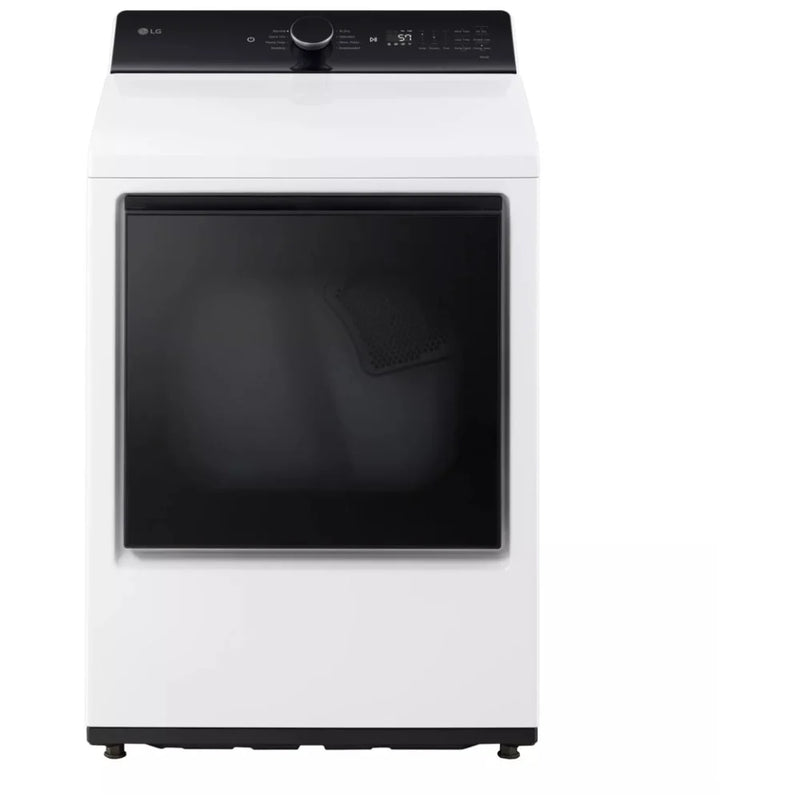 LG DLE8400WE Electric Dryer, 7.3 cu. ft. Dryer Capacity, 8 Dry Cycles, 5 Temperature Settings, Vented, Wifi Enabled, Alpine White colour