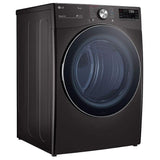 LG DLEX4200B Electric Dryer, 7.4 cu. ft. Dryer Capacity, 14 Dry Cycles, Steam Clean, 5 Temperature Settings, Vented, Stackable, Wifi Enabled, Black Stainless Steel colour