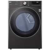 LG DLEX4200B Electric Dryer, 7.4 cu. ft. Dryer Capacity, 14 Dry Cycles, Steam Clean, 5 Temperature Settings, Vented, Stackable, Wifi Enabled, Black Stainless Steel colour