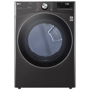 LG DLEX4200B Electric Dryer, 7.4 cu. ft. Dryer Capacity, 14 Dry Cycles, Steam Clean, 5 Temperature Settings, Vented, Stackable, Wifi Enabled, Black Stainless Steel colour