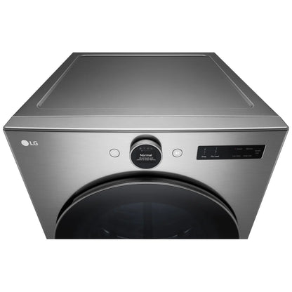 7.4 cu. ft. Ultra Large Capacity Smart Front Load Electric Energy Star Dryer with Sensor Dry & Steam Technology DLEX5500V