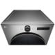 LG Washer WM5500HVA & Electric Dryer DLEX5500V & Stacking Kit KSTK4