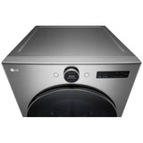 LG DLEX5500V Electric Dryer, 7.4 cu. ft. Dryer Capacity, 23 Dry Cycles, Steam Clean, 5 Temperature Settings, Vented, Stackable, Wifi Enabled, Graphite Steel colour
