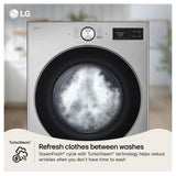 LG DLEX5800V Electric Dryer, 7.4 cu. ft. Dryer Capacity, 26 Dry Cycles, Steam Clean, 5 Temperature Settings, Vented, Stackable, Wifi Enabled