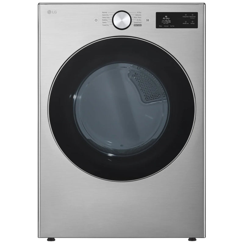 LG DLEX5800V Electric Dryer, 7.4 cu. ft. Dryer Capacity, 26 Dry Cycles, Steam Clean, 5 Temperature Settings, Vented, Stackable, Wifi Enabled