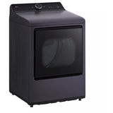 LG DLEX8600BE Electric Dryer, 7.3 cu. ft. Dryer Capacity, 24 Dry Cycles, Steam Clean, 5 Temperature Settings, Vented, Wifi Enabled, Matt Black colour