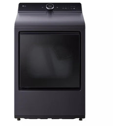 LG DLEX8600BE Electric Dryer, 7.3 cu. ft. Dryer Capacity, 24 Dry Cycles, Steam Clean, 5 Temperature Settings, Vented, Wifi Enabled, Matt Black colour