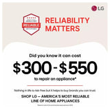 LG DLEX8600BE Electric Dryer, 7.3 cu. ft. Dryer Capacity, 24 Dry Cycles, Steam Clean, 5 Temperature Settings, Vented, Wifi Enabled, Matt Black colour